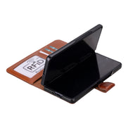 Samsung Galaxy Z Fold 5 Ledergeldbörsen - MWS 