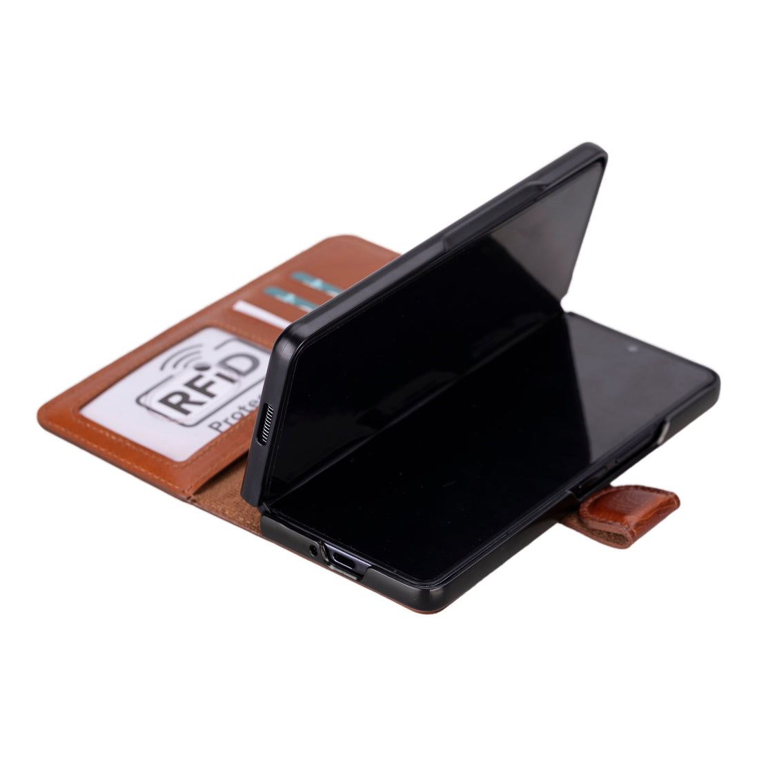 Samsung Galaxy Z Fold 5 Ledergeldbörsen - MWS 