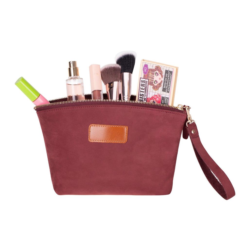 Luna Kosmetiktasche aus Leder