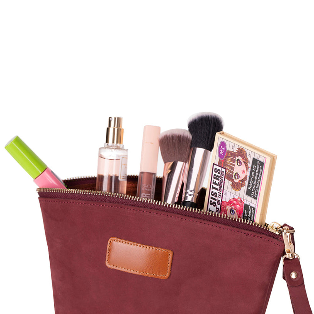 Luna Kosmetiktasche aus Leder