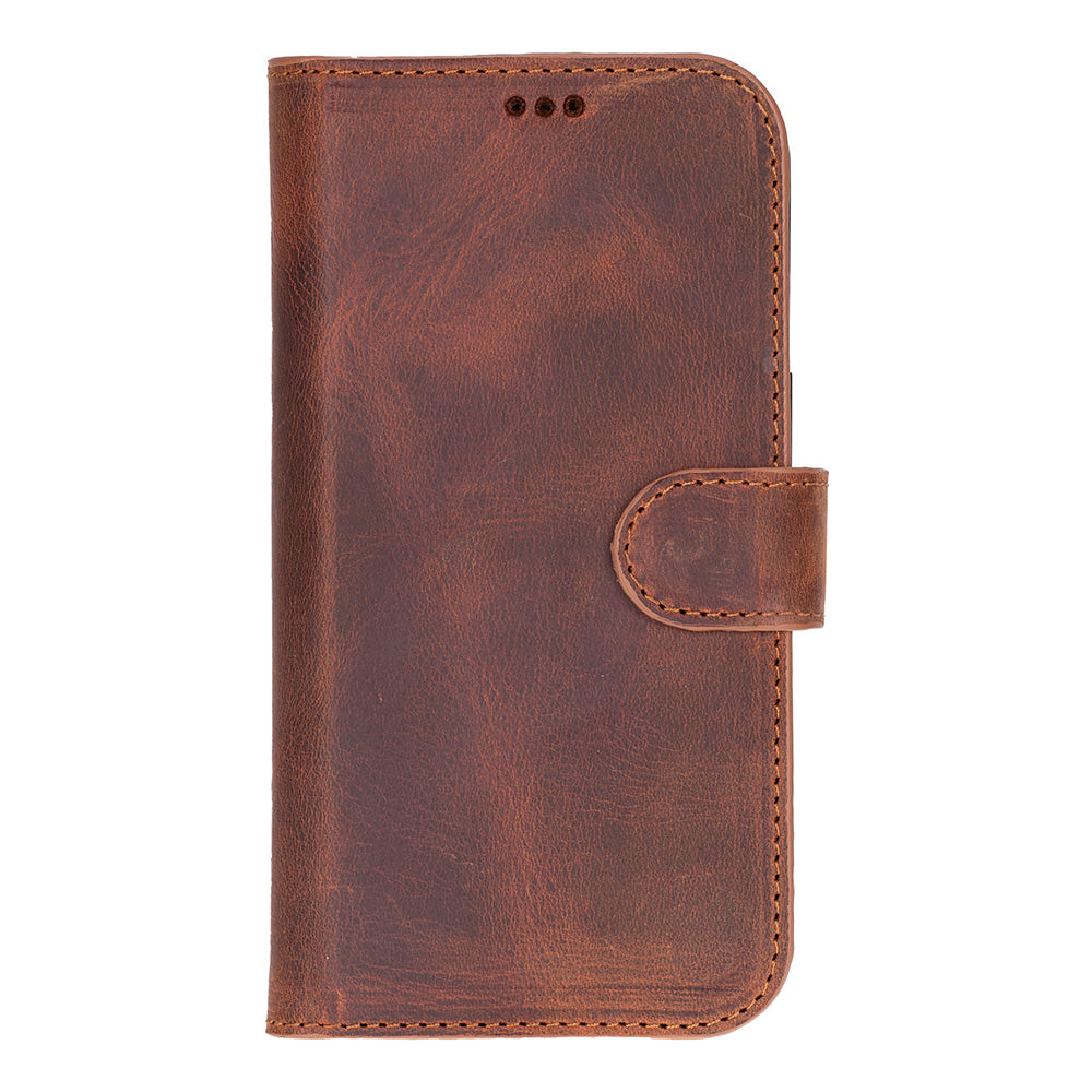 Meister Abnehmbare Premium-Leder-Wallet-Hülle für iPhone 17