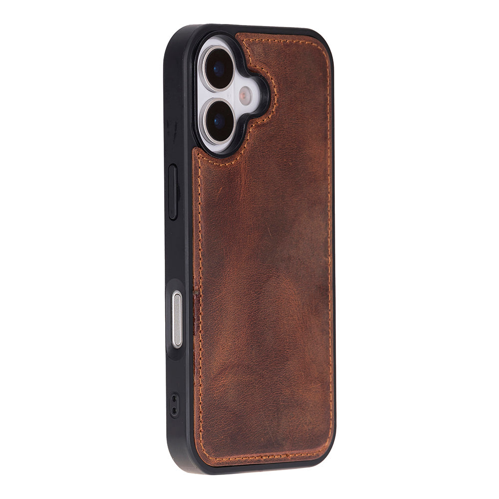 Meister Abnehmbare Premium-Leder-Wallet-Hülle für iPhone 17