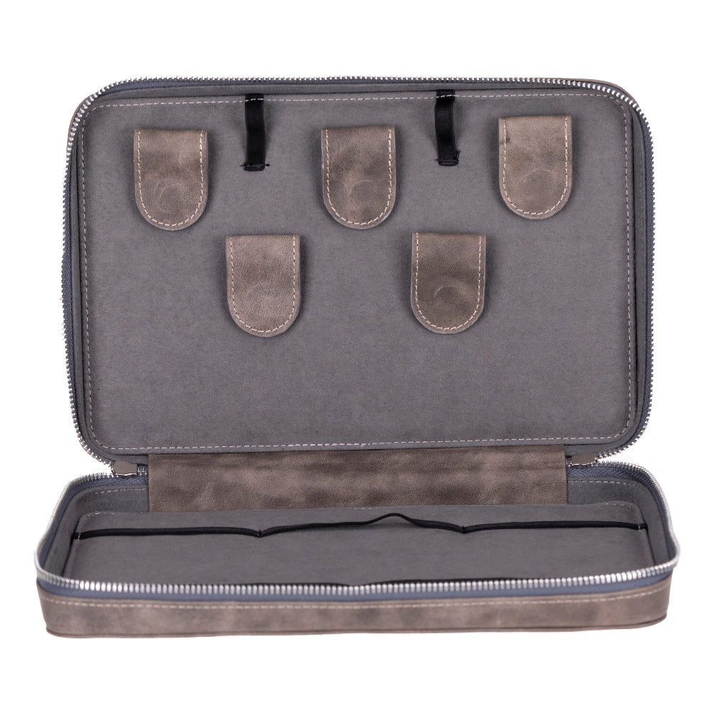 Reisekabelorganizer aus Leder