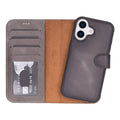 Meister Abnehmbare Premium-Leder-Wallet-Hülle für iPhone 17