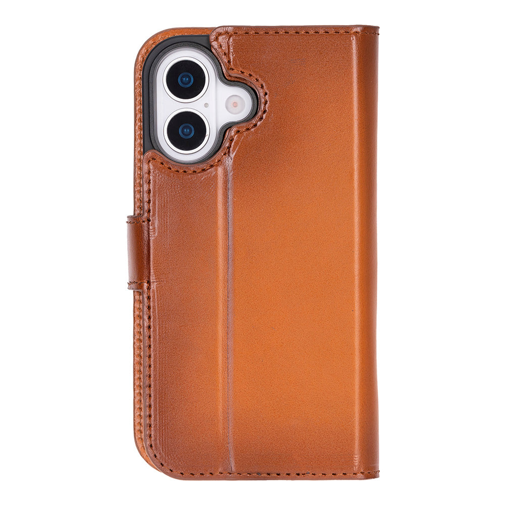 Meister Abnehmbare Premium-Leder-Wallet-Hülle für iPhone 17