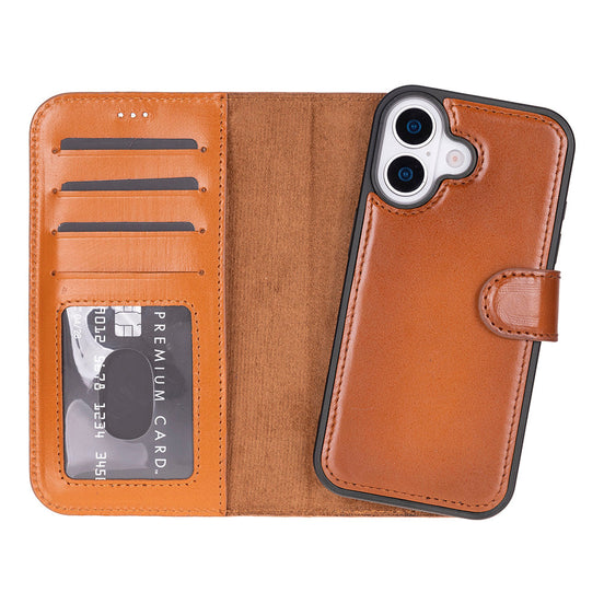 Meister Detachable Premium Leather Wallet Case for iPhone 17