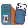 Meister Abnehmbare Premium-Leder-Wallet-Hülle für iPhone 17 Pro Max