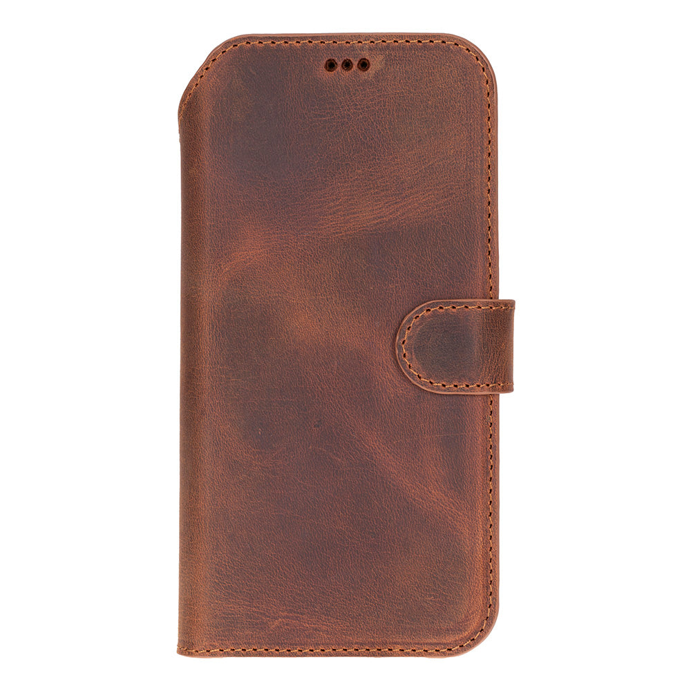 Meister Abnehmbare Premium-Leder-Wallet-Hülle für iPhone 17 Pro