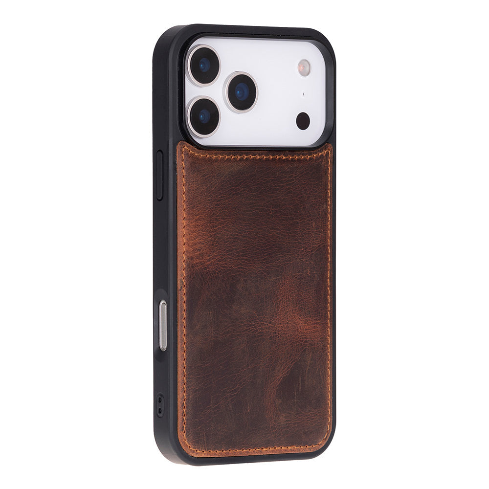 Meister Abnehmbare Premium-Leder-Wallet-Hülle für iPhone 17 Pro Max