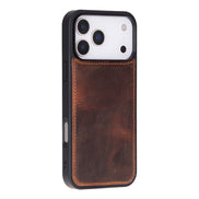 Meister Abnehmbare Premium-Leder-Wallet-Hülle für iPhone 17 Pro