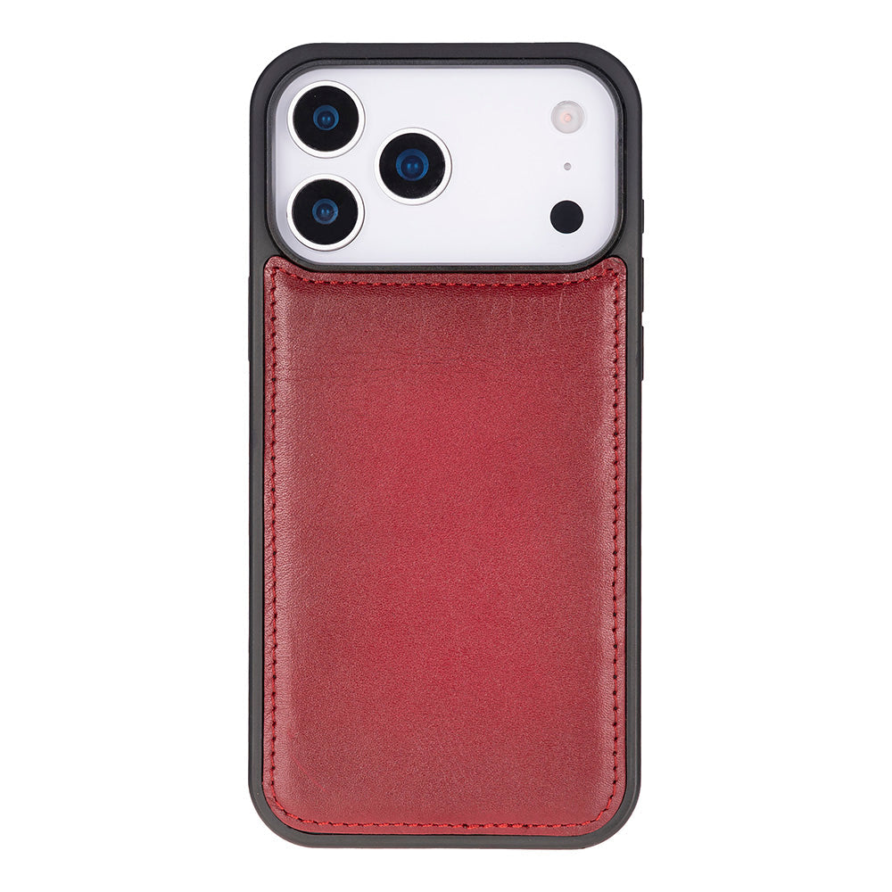 Meister Abnehmbare Premium-Leder-Wallet-Hülle für iPhone 17 Pro Max