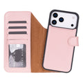 Meister Abnehmbare Premium-Leder-Wallet-Hülle für iPhone 17 Pro