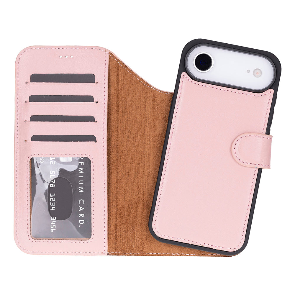 Meister Abnehmbare Premium-Leder-Wallet-Hülle für iPhone 17 Air