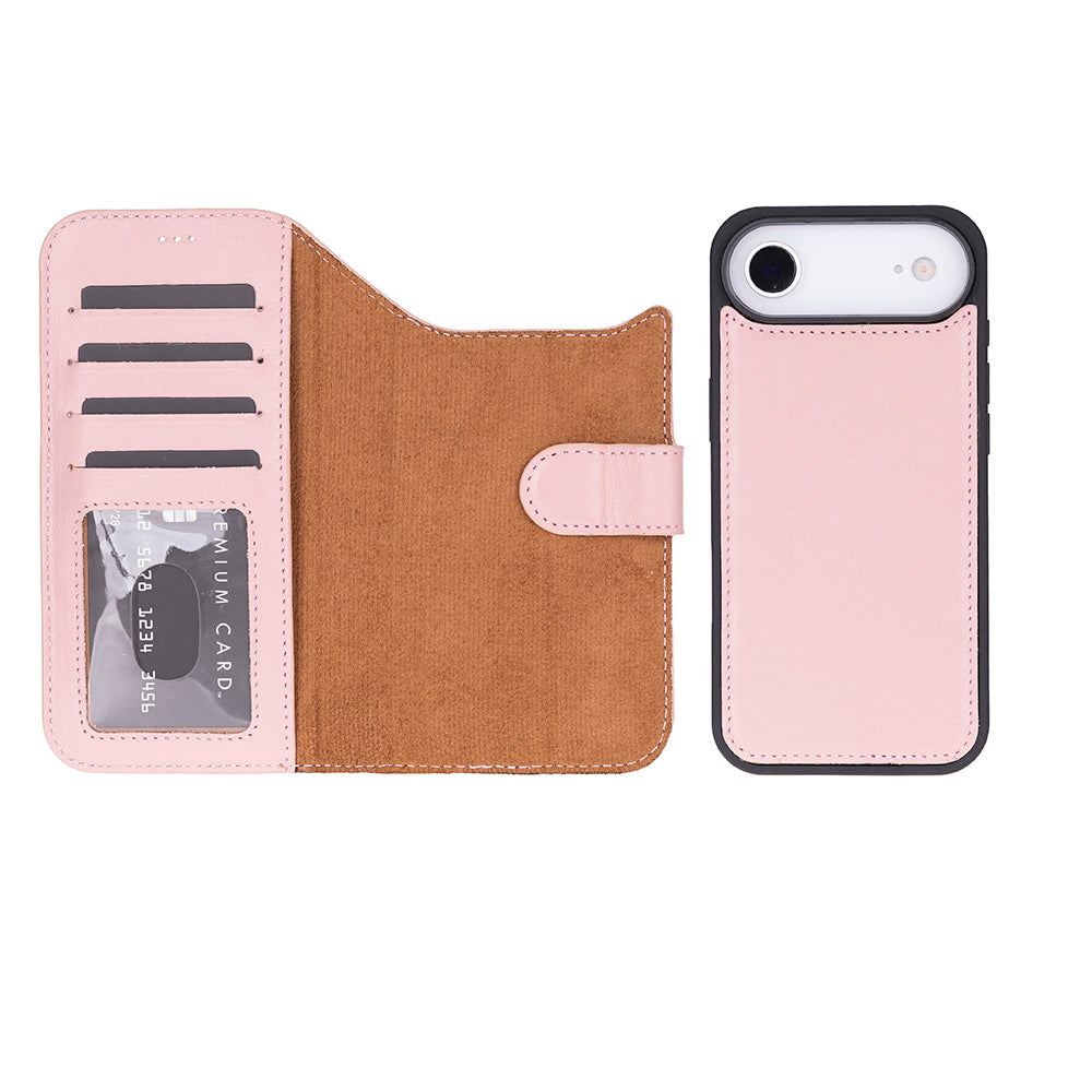 Meister Abnehmbare Premium-Leder-Wallet-Hülle für iPhone 17 Air