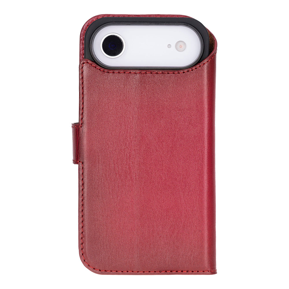 Meister Abnehmbare Premium-Leder-Wallet-Hülle für iPhone 17 Air