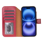 Meister Abnehmbare Premium-Leder-Wallet-Hülle für iPhone 17 Air