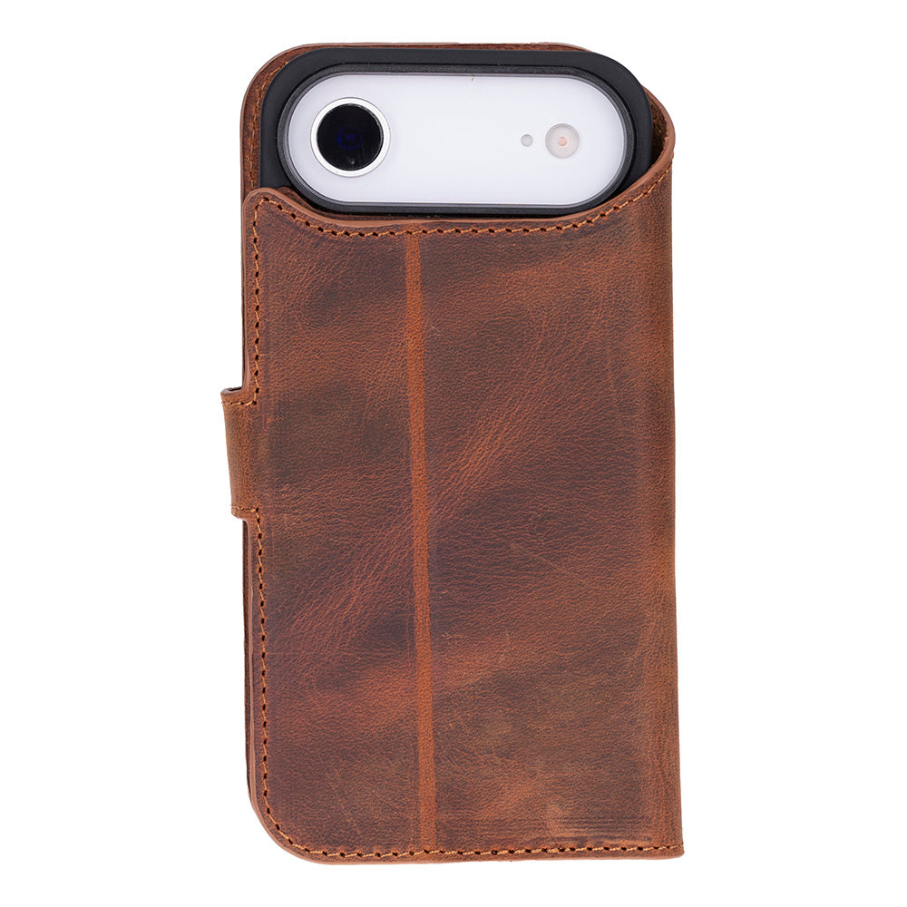 Meister Abnehmbare Premium-Leder-Wallet-Hülle für iPhone 17 Air