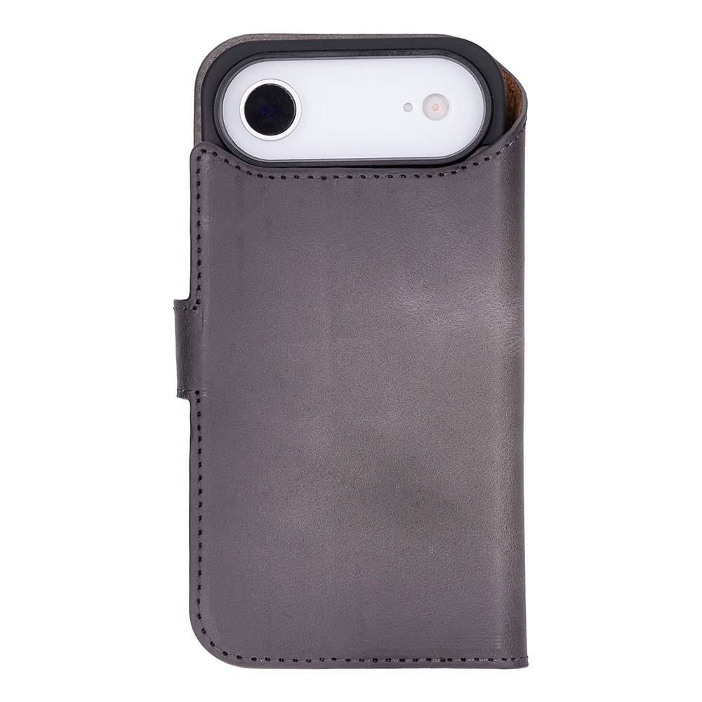 Meister Abnehmbare Premium-Leder-Wallet-Hülle für iPhone 17 Air