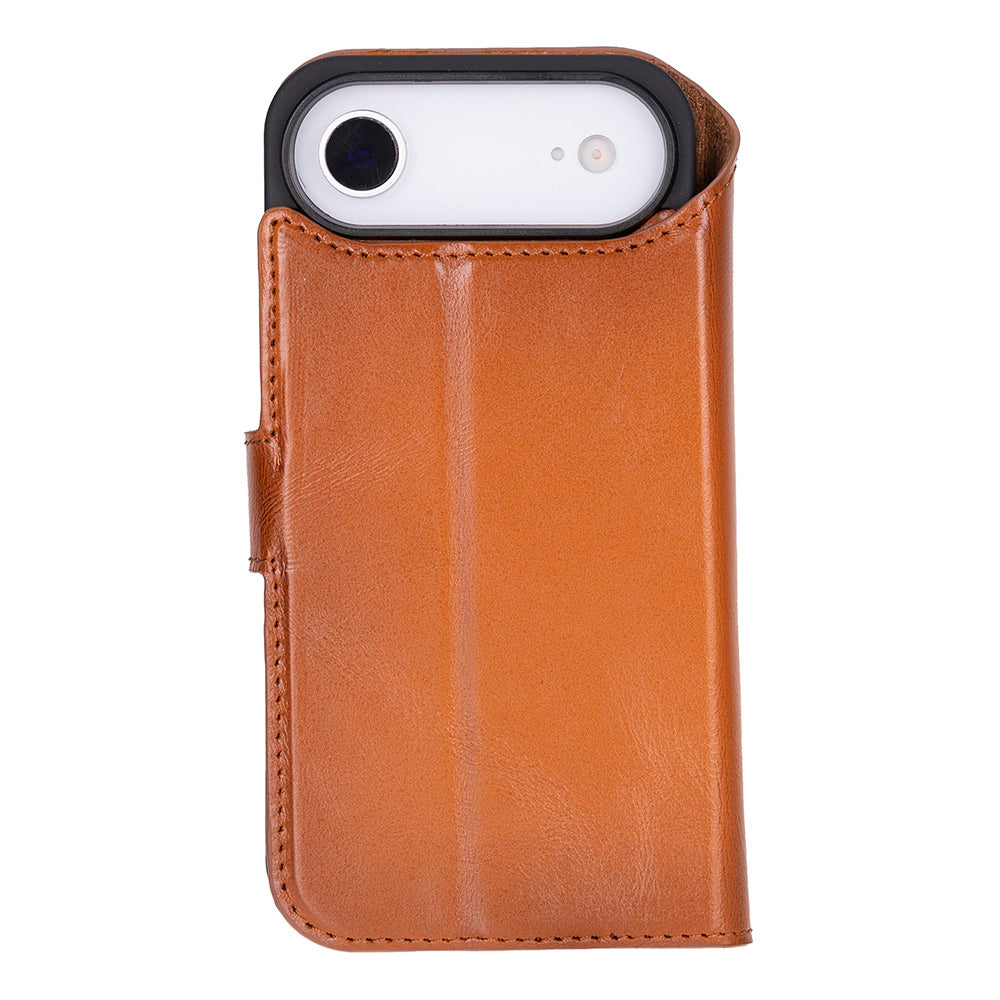 Meister Abnehmbare Premium-Leder-Wallet-Hülle für iPhone 17 Air