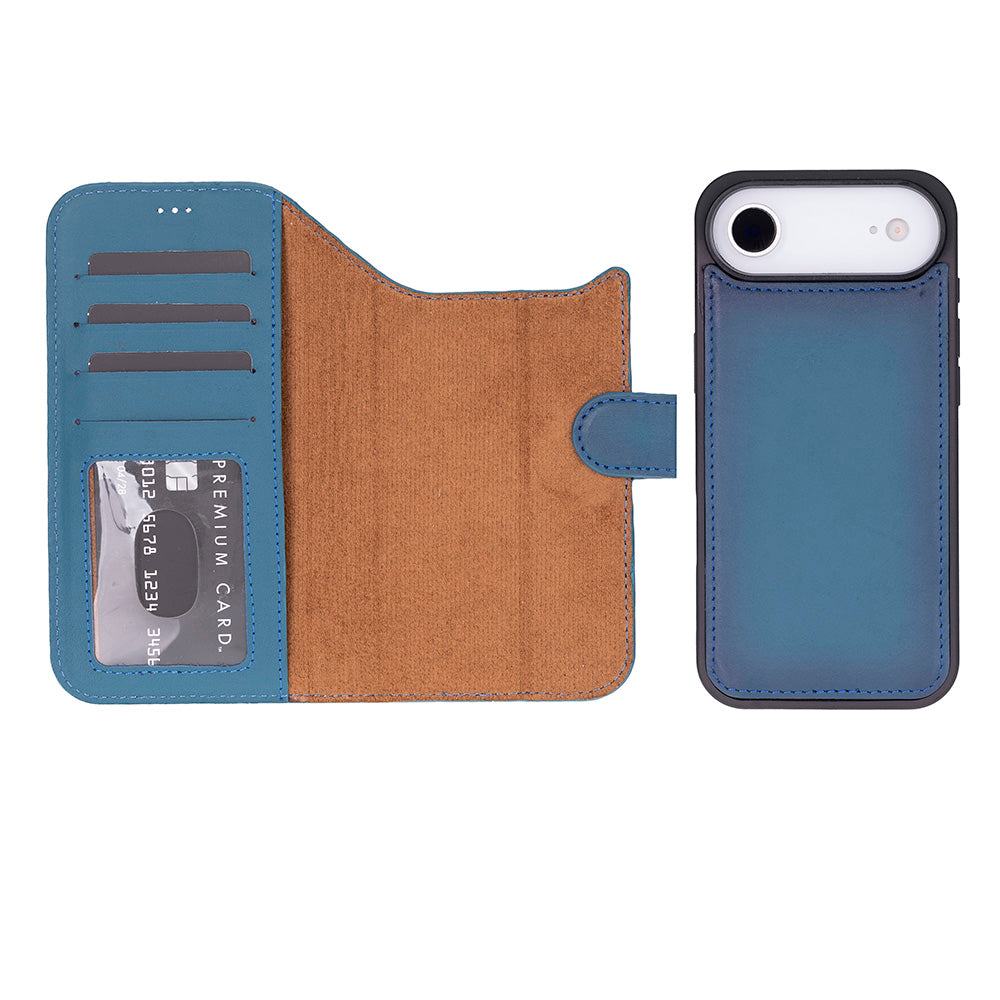 Meister Abnehmbare Premium-Leder-Wallet-Hülle für iPhone 17 Air