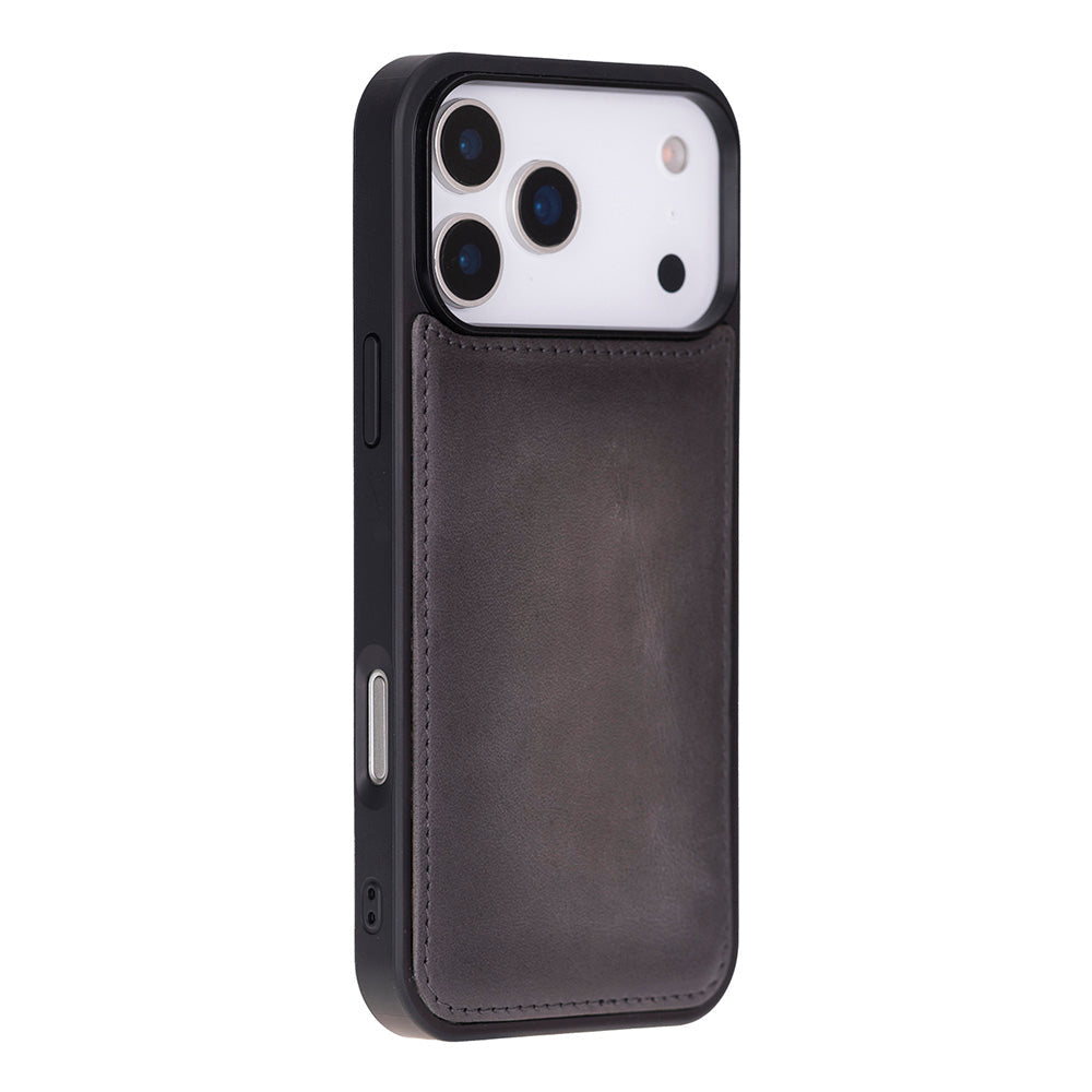 Meister Abnehmbare Premium-Leder-Wallet-Hülle für iPhone 17 Pro Max