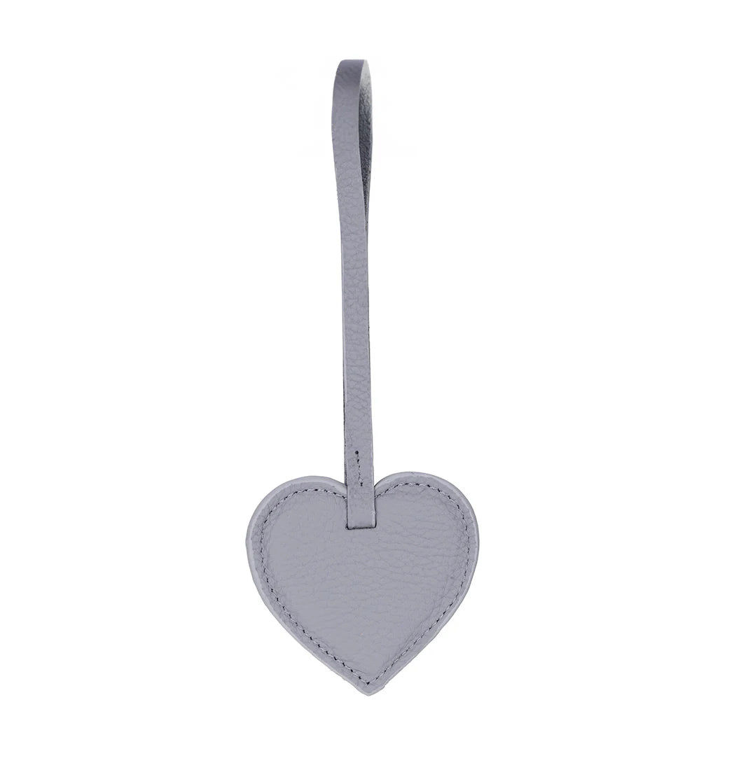 Heart Leather Bag Charm