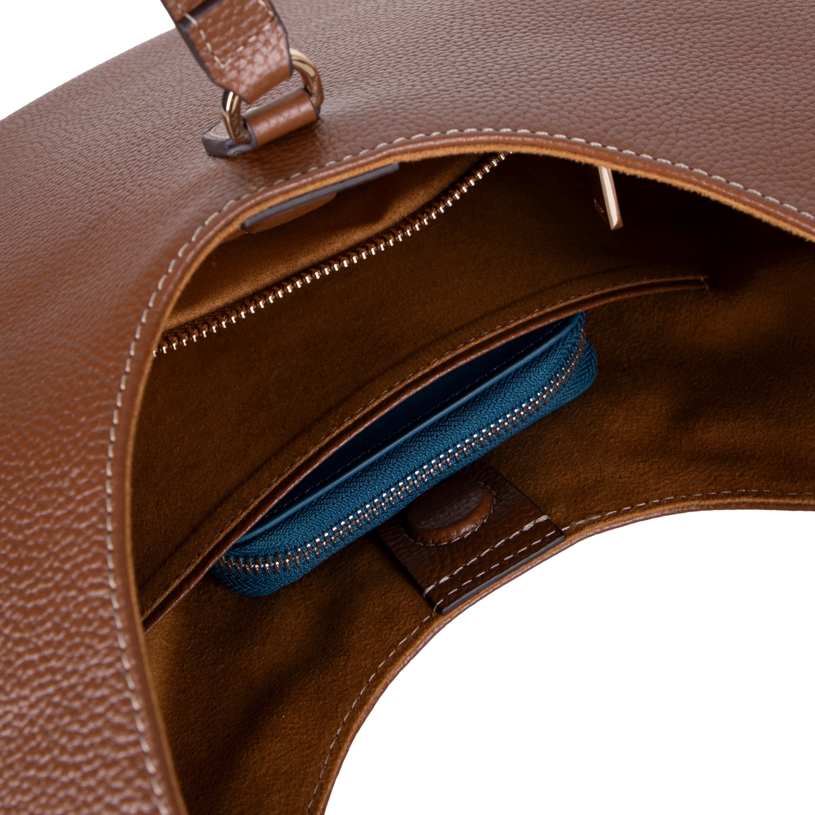 Rosa Damen-Ledertasche