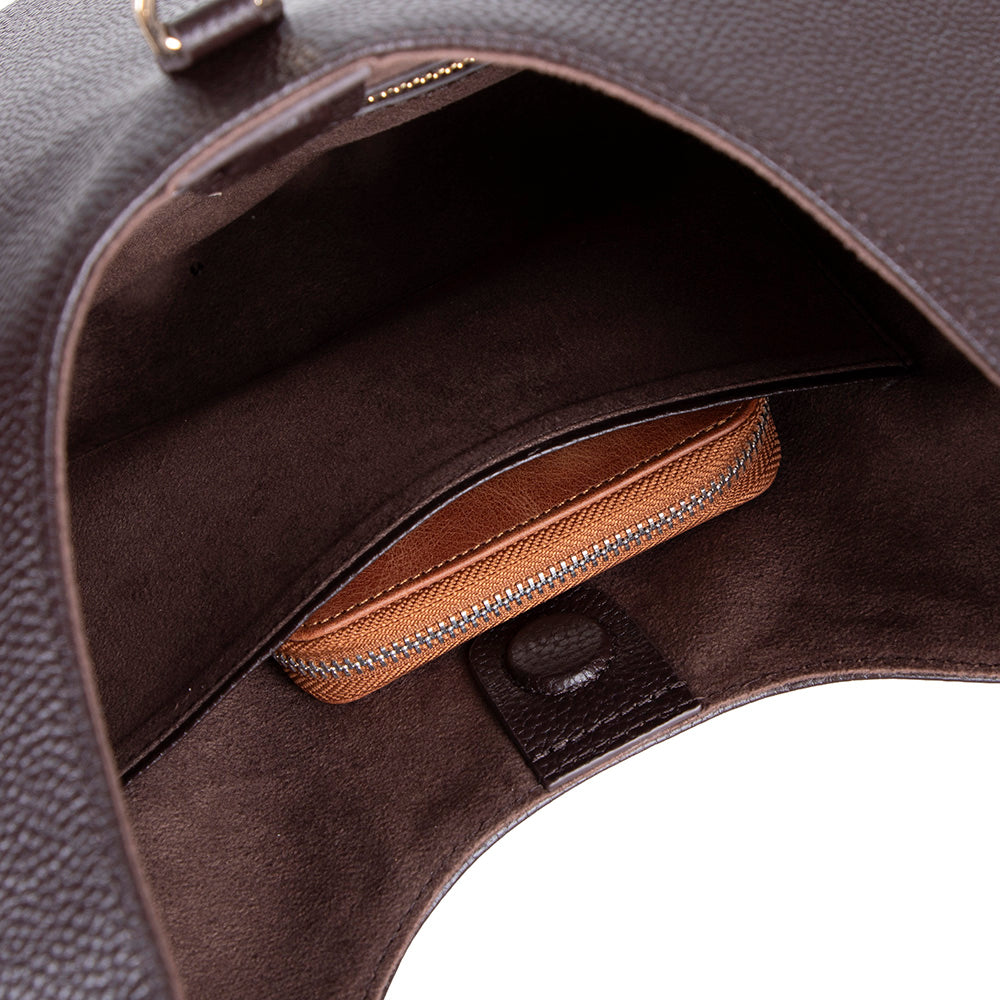 Rosa Damen-Ledertasche