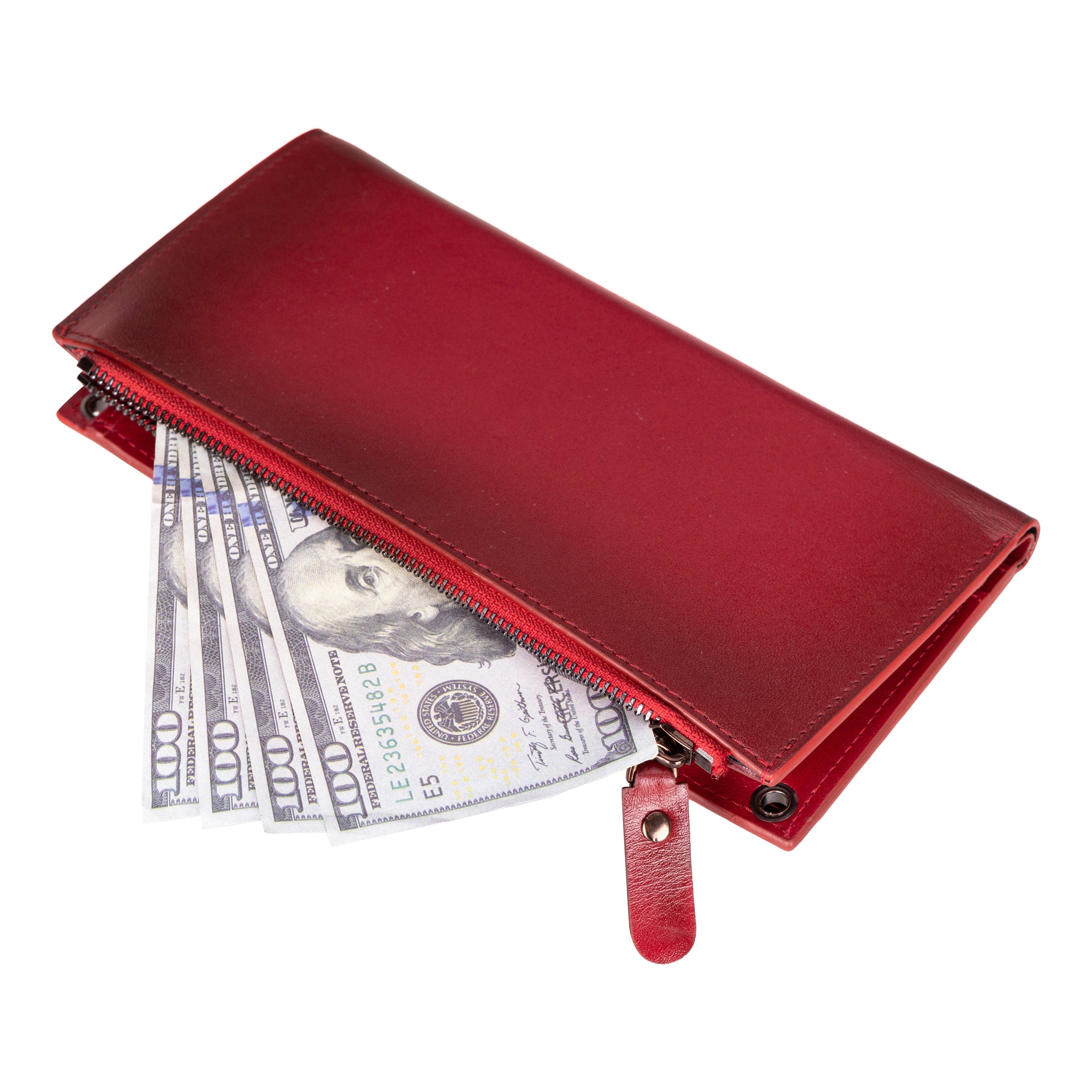 Lozan Geldbörse mit Riemen aus echtem Leder