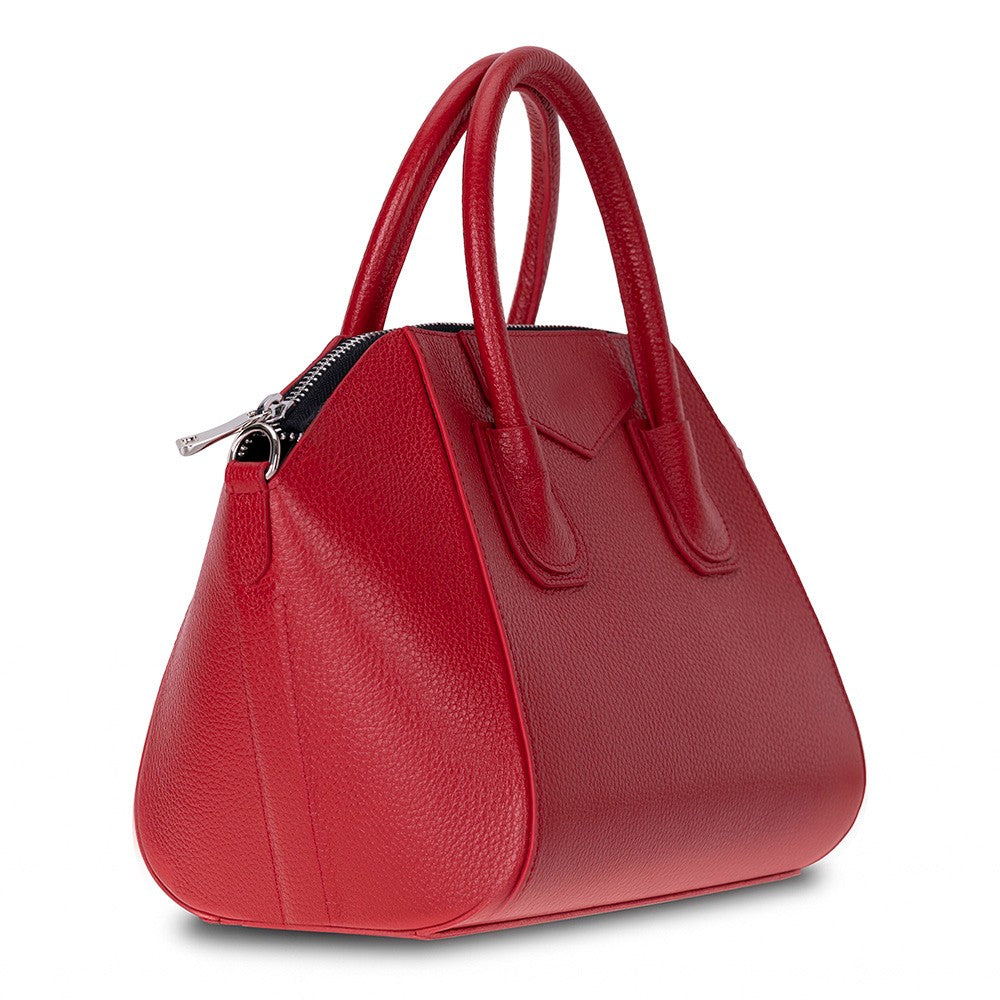 Lorenza Lederhandtasche für Damen, mittelgroß
