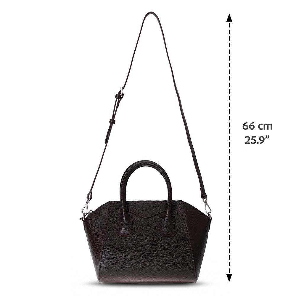 Lorenza Lederhandtasche für Damen, mittelgroß