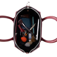 Lorenza Lederhandtasche für Damen, mittelgroß