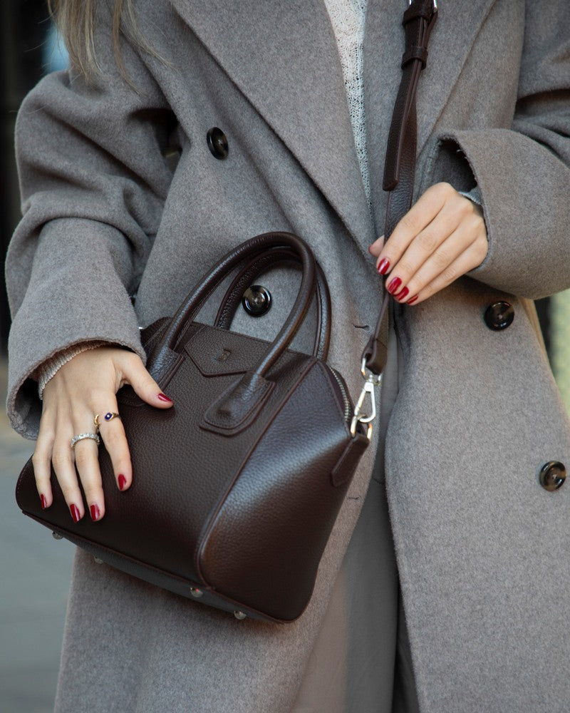 Lorenza Lederhandtasche für Damen, mittelgroß