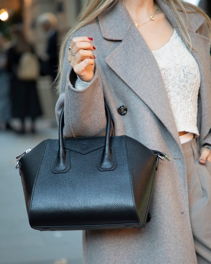 Lorenza Lederhandtasche für Damen, mittelgroß