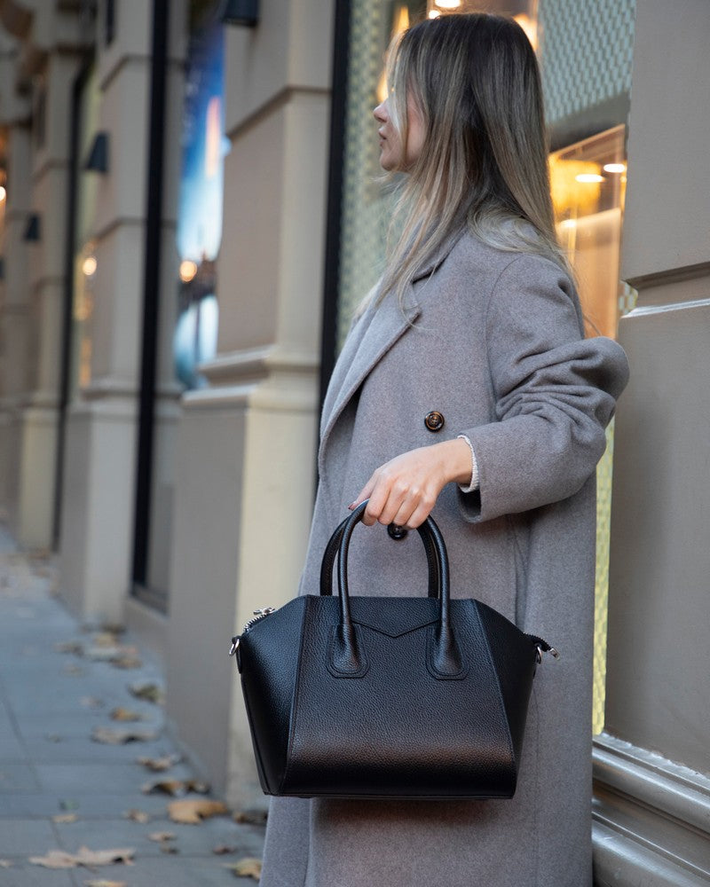 Lorenza Lederhandtasche für Damen, mittelgroß