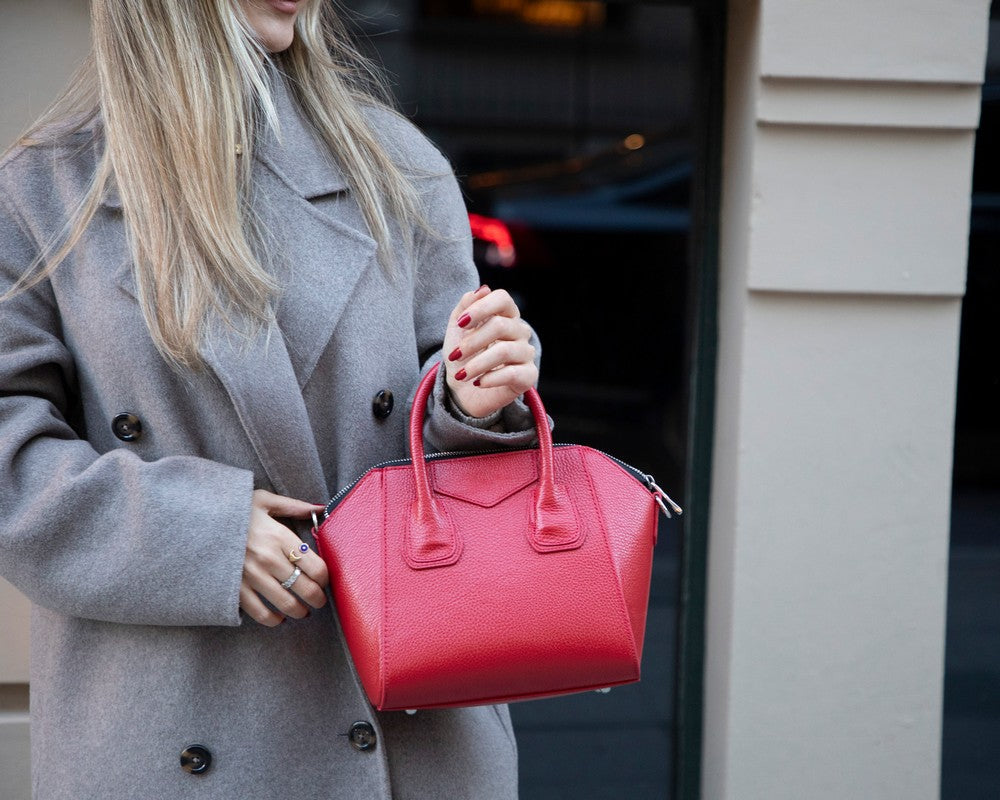 Lorenza Lederhandtasche für Damen, klein