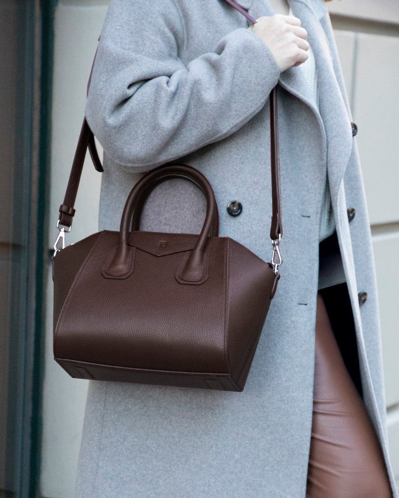 Lorenza Lederhandtasche für Damen, mittelgroß