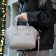 Lorenza Lederhandtasche für Damen, mittelgroß