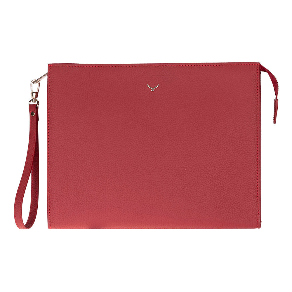 Adorn Genuine Leather Women's Wristlet Pouch & Clutch Bag