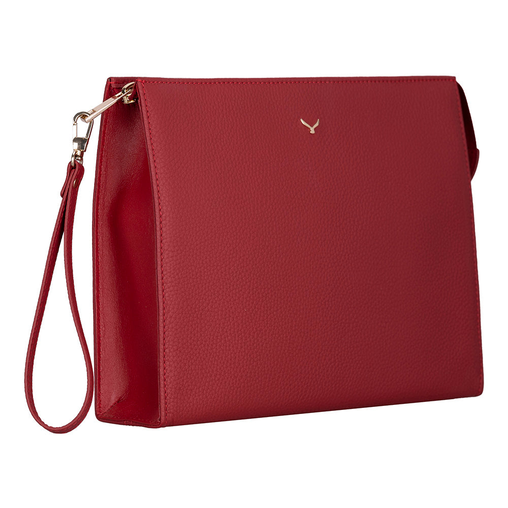 Adorn Genuine Leather Women's Wristlet Pouch & Clutch Bag