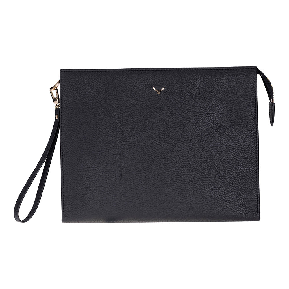 Adorn Genuine Leather Women's Wristlet Pouch & Clutch Bag