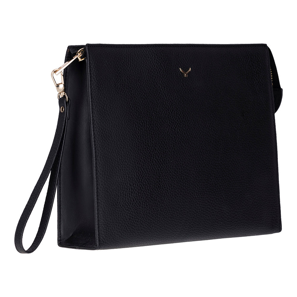 Adorn Genuine Leather Women's Wristlet Pouch & Clutch Bag