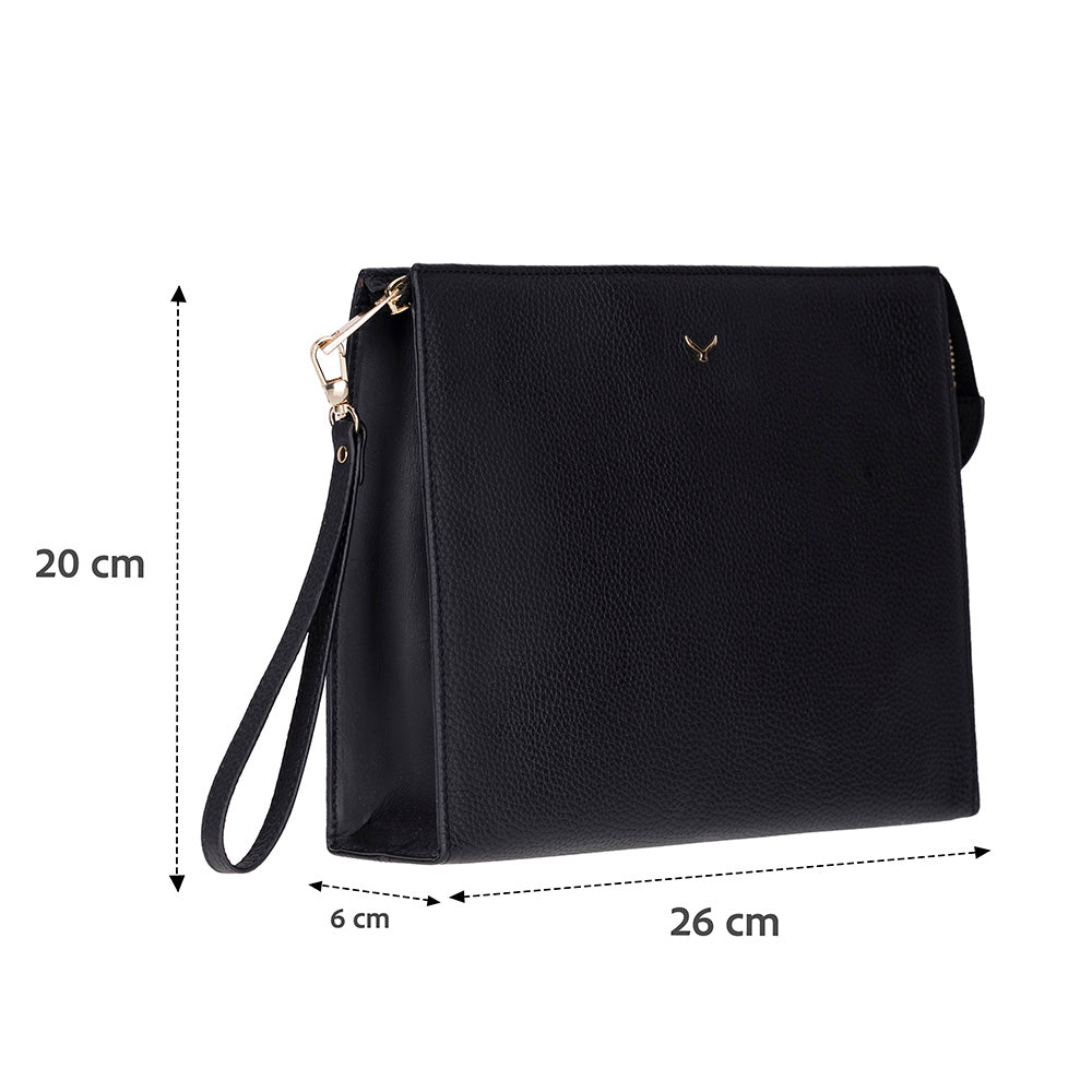 Adorn Genuine Leather Women's Wristlet Pouch & Clutch Bag