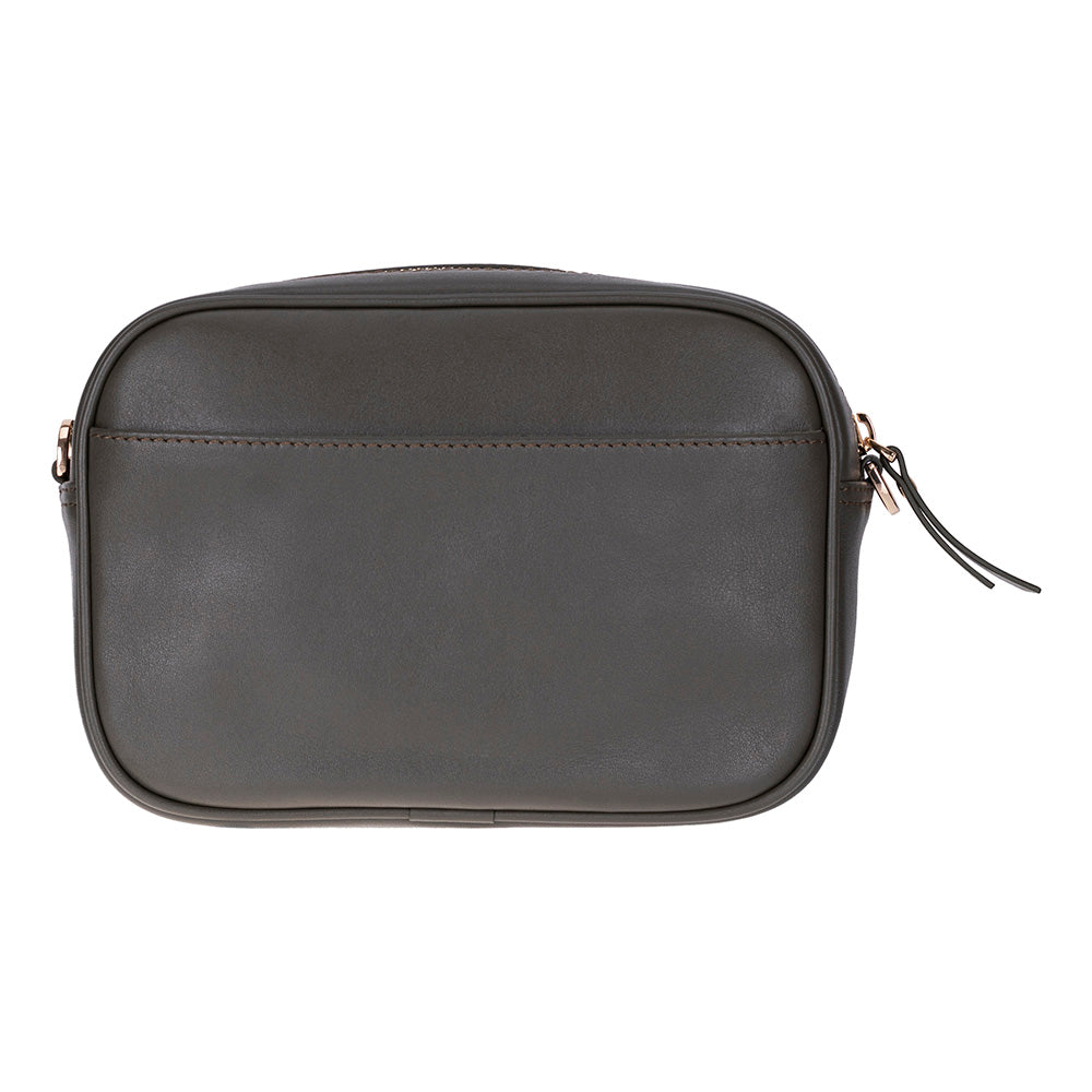 Smaragdgrüne Leder-Damentasche