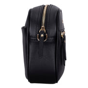 Smaragdgrüne Leder-Damentasche