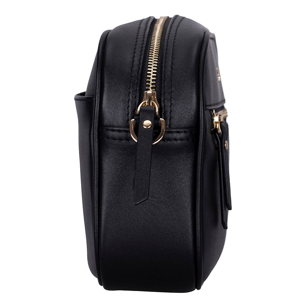 Smaragdgrüne Leder-Damentasche