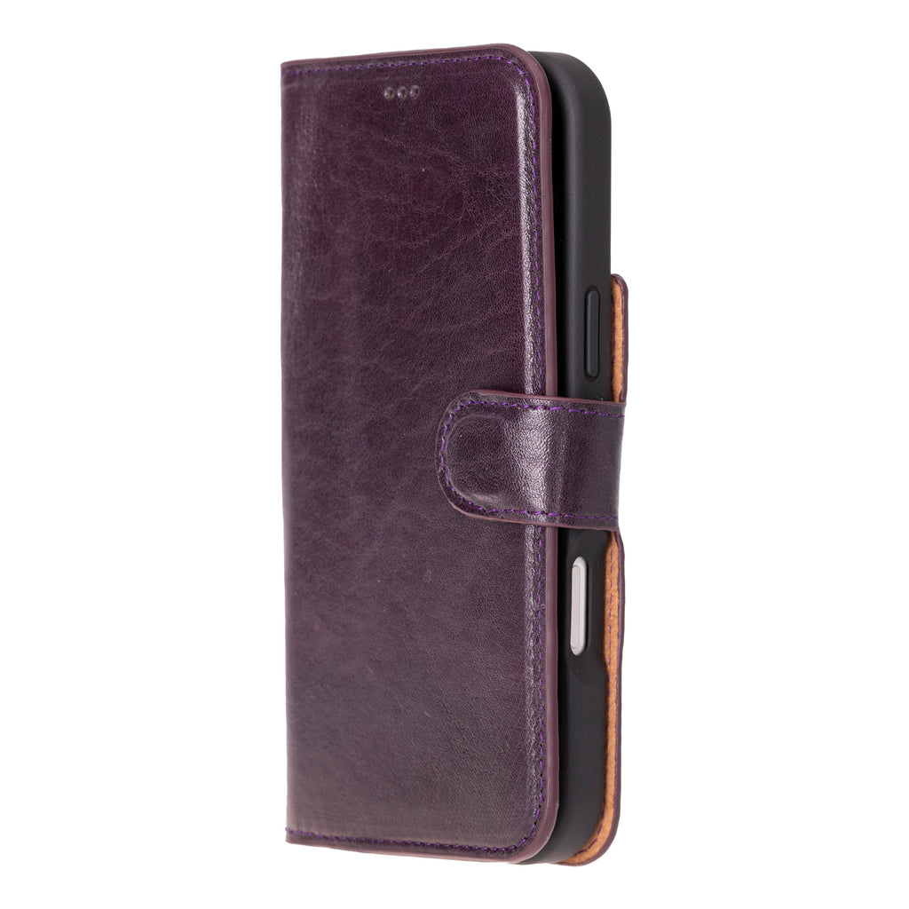 Genuine Leather Detachable  iphone 16 Case