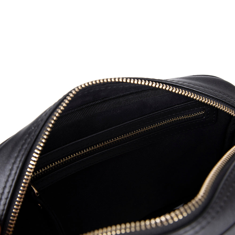 Smaragdgrüne Leder-Damentasche