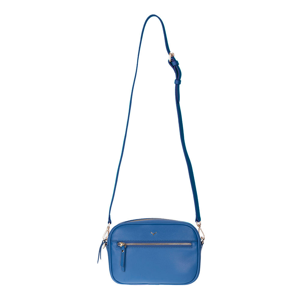 Smaragdgrüne Leder-Damentasche