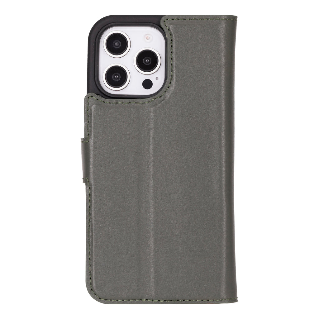 Genuine Leather Detachable  iphone 16 Case